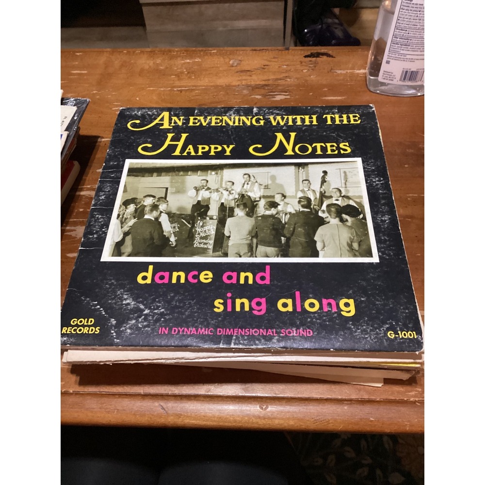 Gold Records 12" Black An Evening With The Happy Notes Polka Vinyl LP G-1001